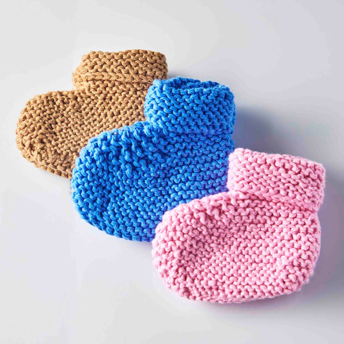 Gestrickte Baby - Socken aus Baumwolle | Braun - Mingati