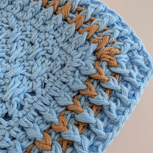 Baby - Decke aus Baumwolle | Himmelblau - Mingati