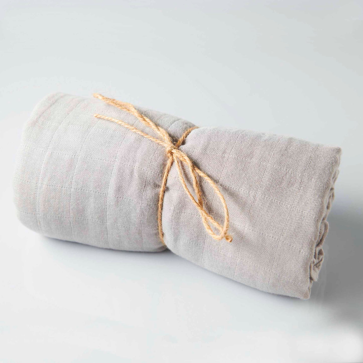 Baby - Musselin - Tuch aus Baumwolle | Hellgrau - Mingati